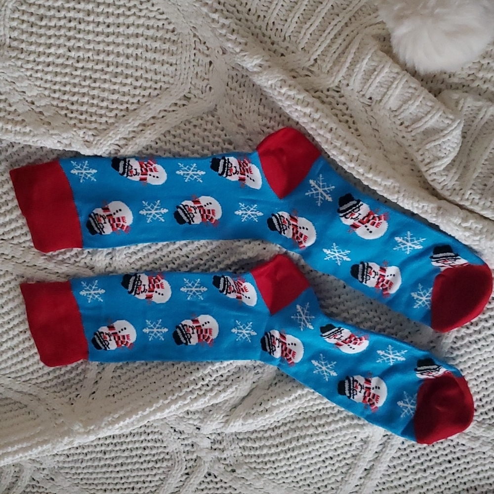 New Snowman socks